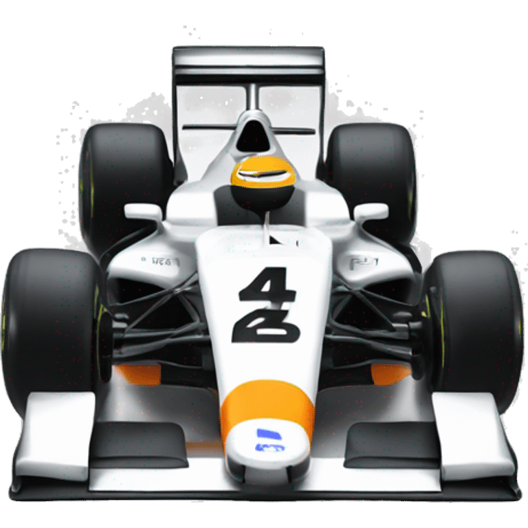 Formula 1 McLaren lando norris car - number 4 emoji