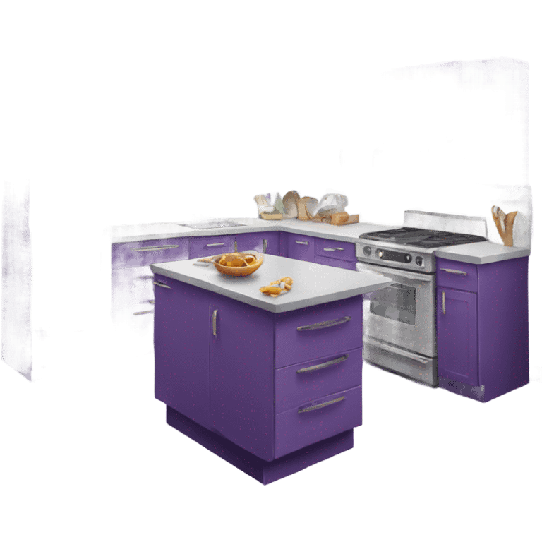 Purple kitchen emoji