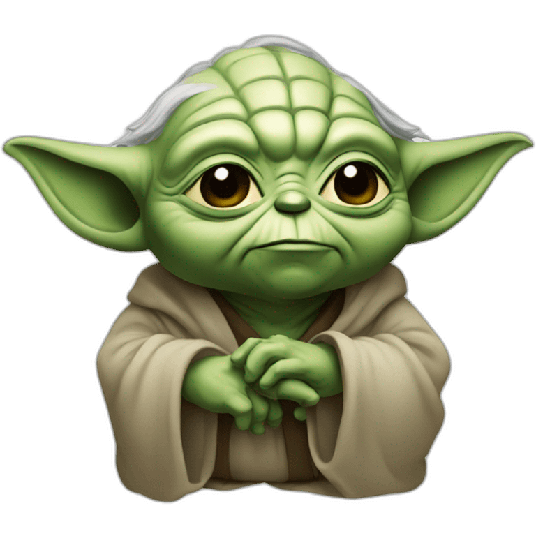 Yoda qui fume  emoji