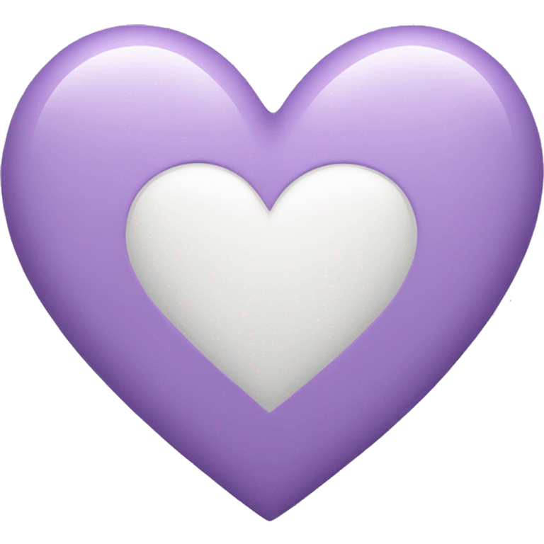 Light purple heart emoji