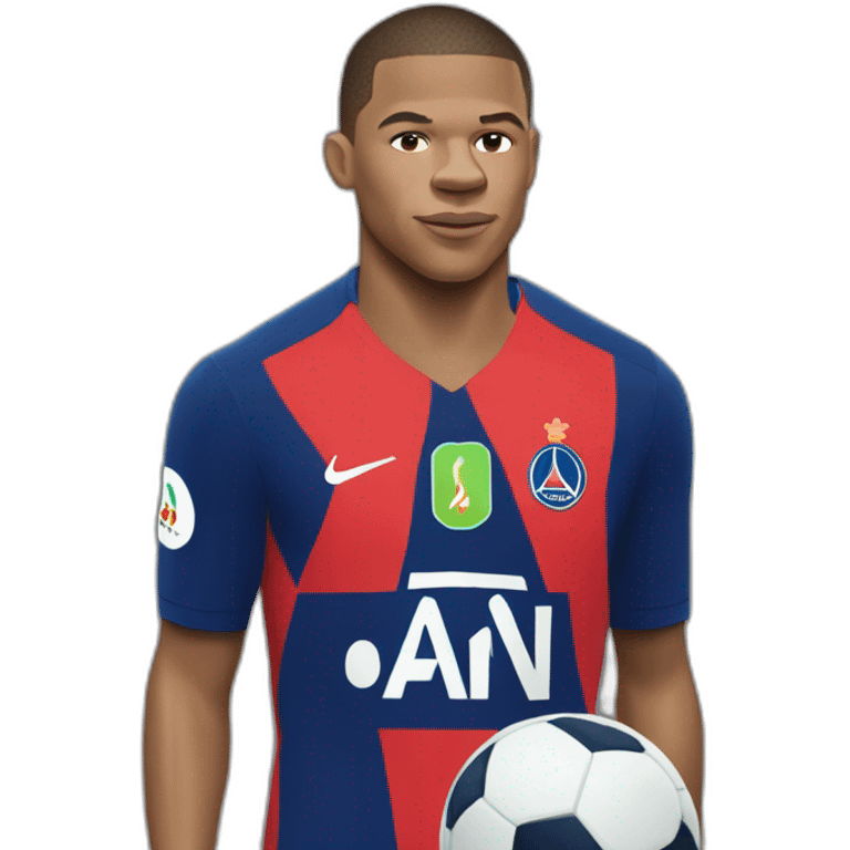 Mbappé sur le trône emoji