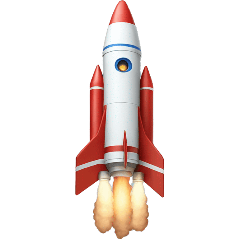 Animated rocket emoji