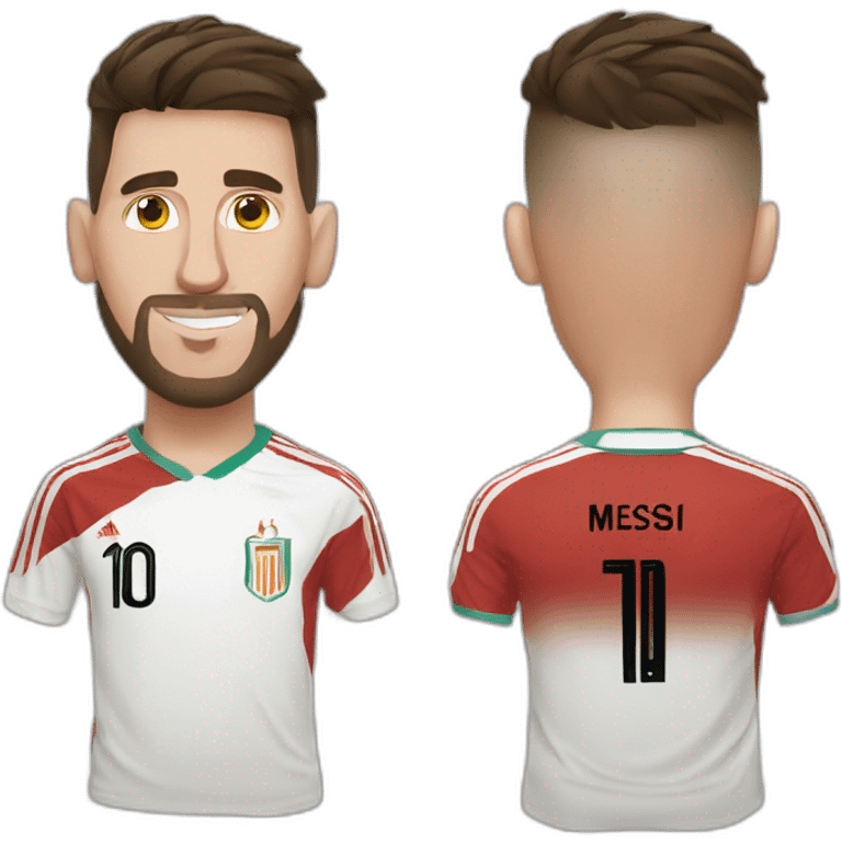 Messi in marocco emoji