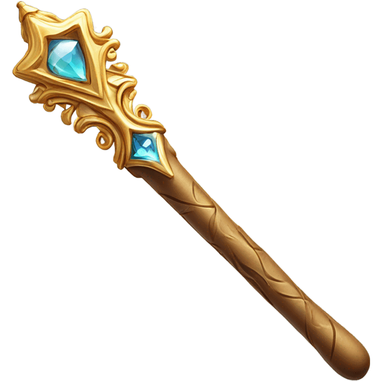  realistic magic wand  emoji