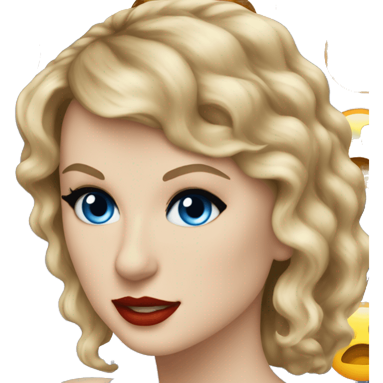 taylor swift with blue eyes emoji