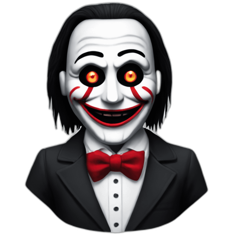 Billy the puppet from saw emoji