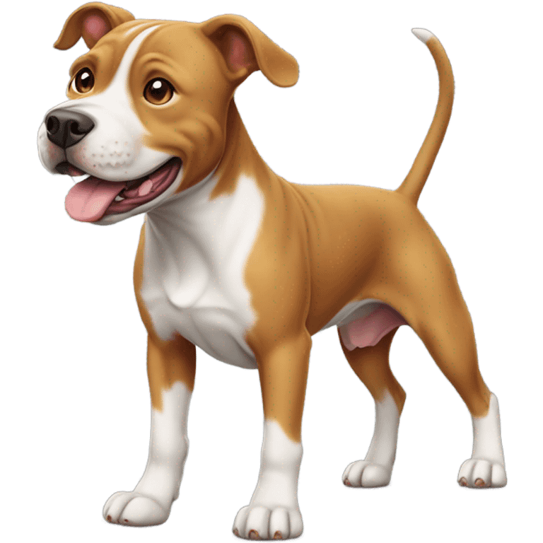 Playful pitbull  emoji