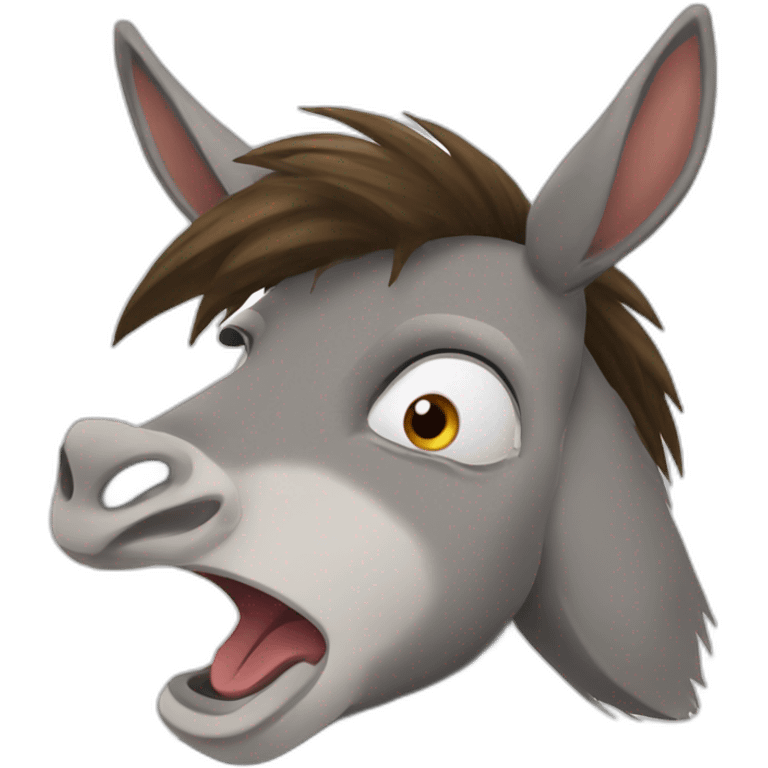 Emmanuel Macron donkey emoji