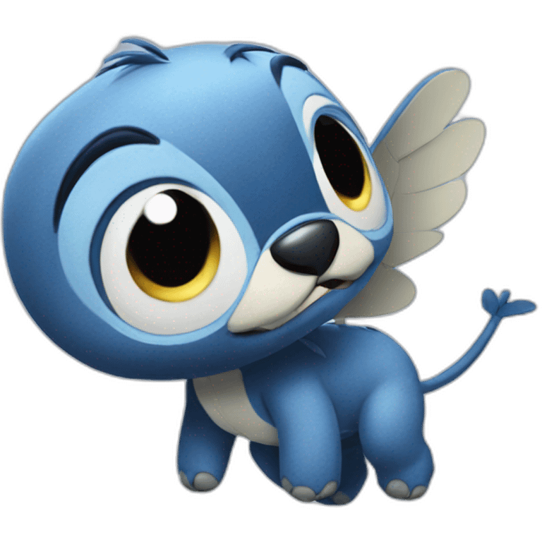 Stitch et angel emoji