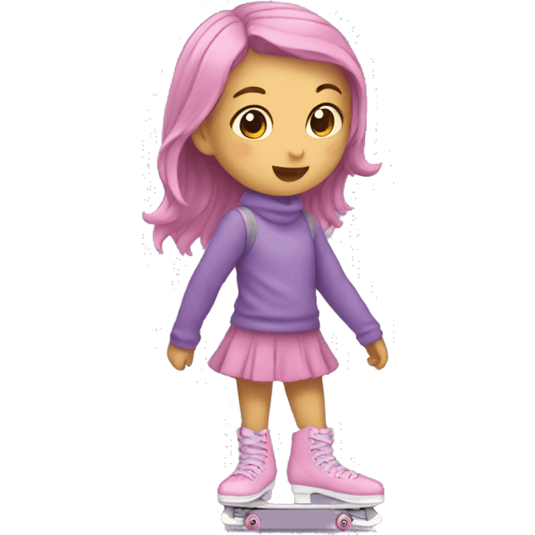 Soft girl skating  emoji