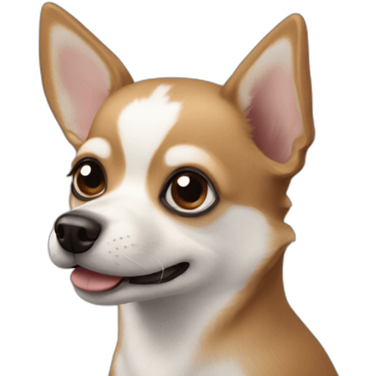 Chihuahua that looks like a husky emoji