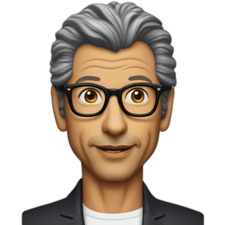 Jeff Goldblum as New Jersey emoji