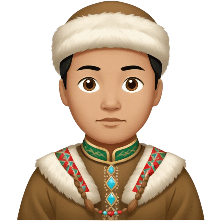 greenland citizen traditional outfit standing full scale emoji