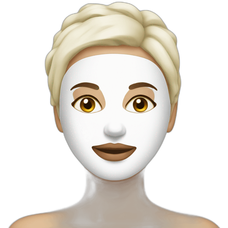 Face masks skincare emoji