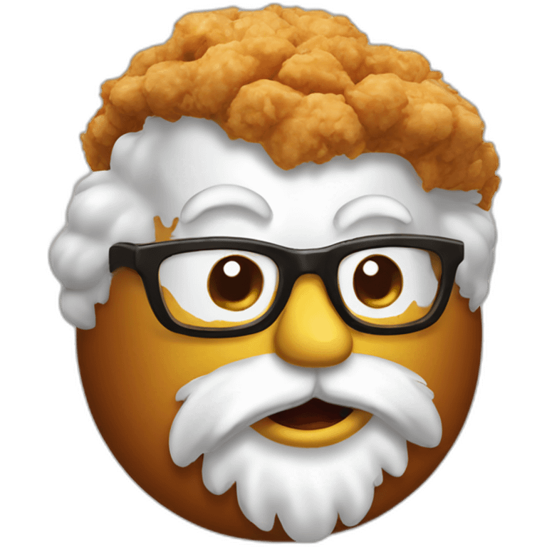 KFC fried chicken logo emoji