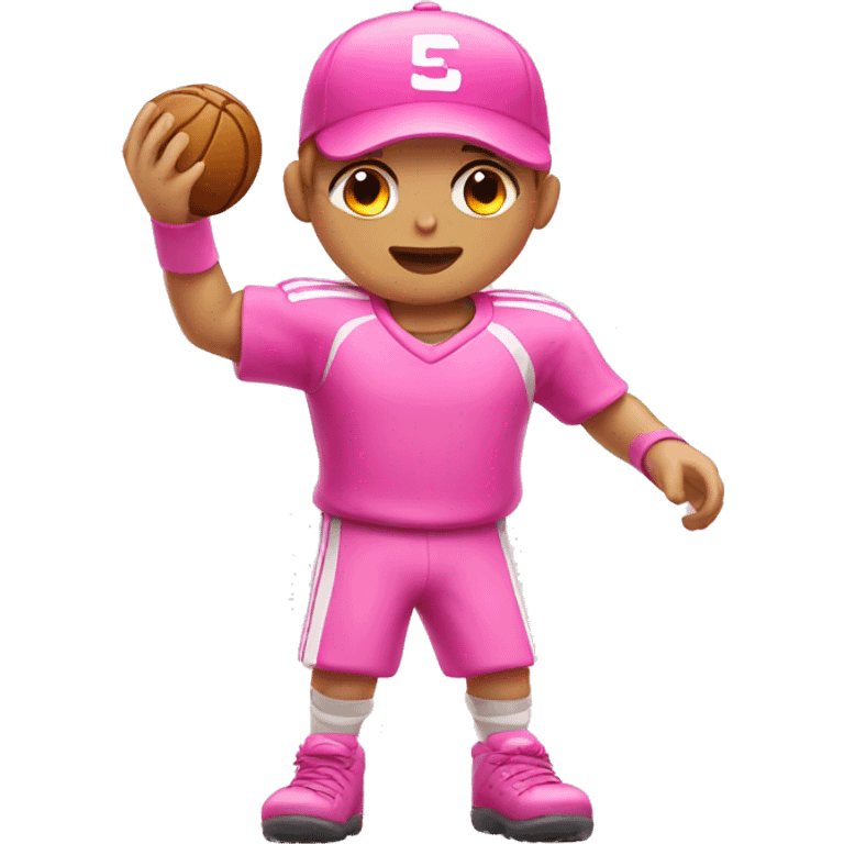 Pink game emoji