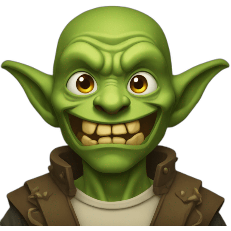 Mechant goblin emoji