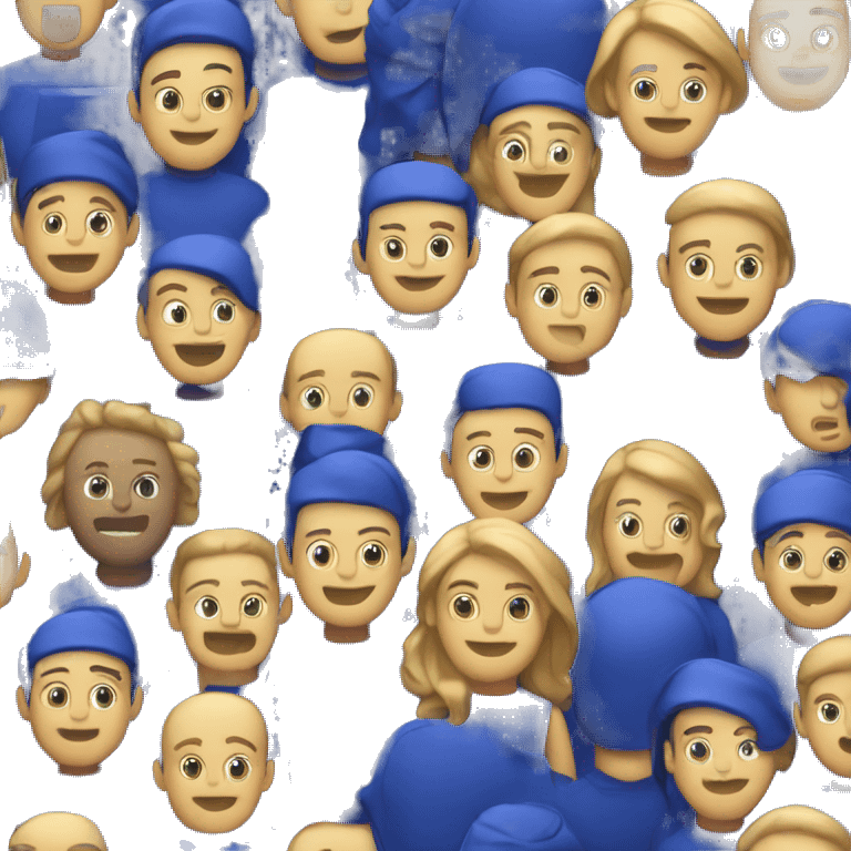 iPhone 16 in ultramarine color emoji