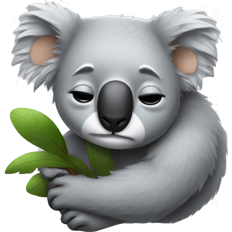 sleepy koala emoji