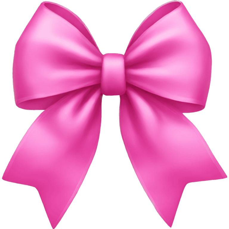 Pink bow emoji