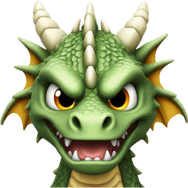 Realistic dragon emoji