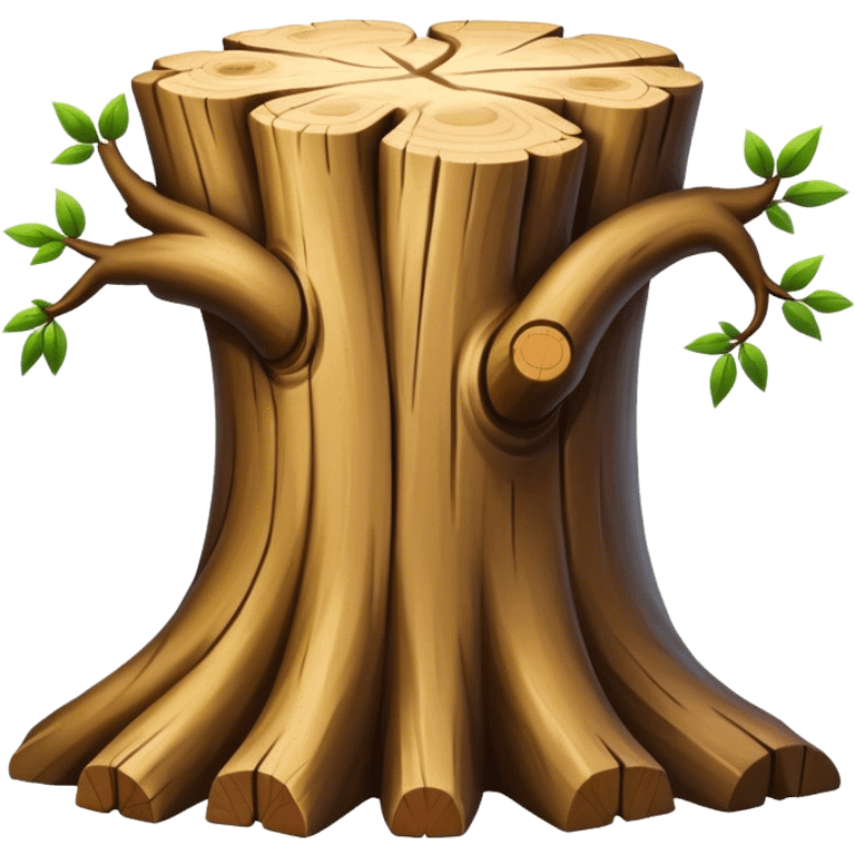 tree trunk block emoji