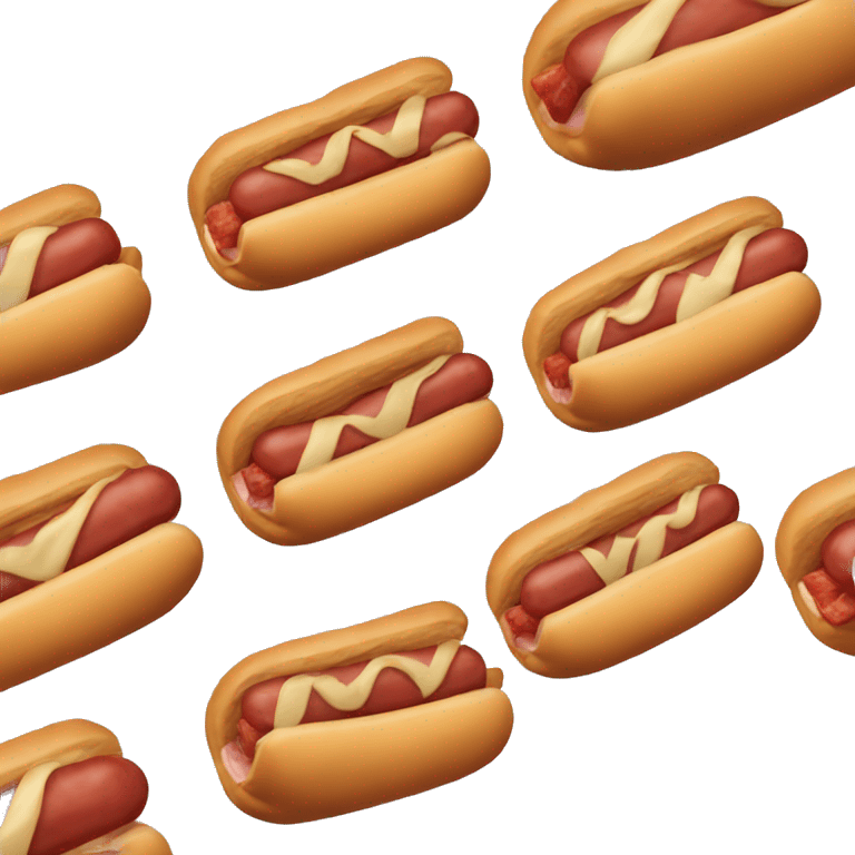 Bacon wrapped hotdog emoji