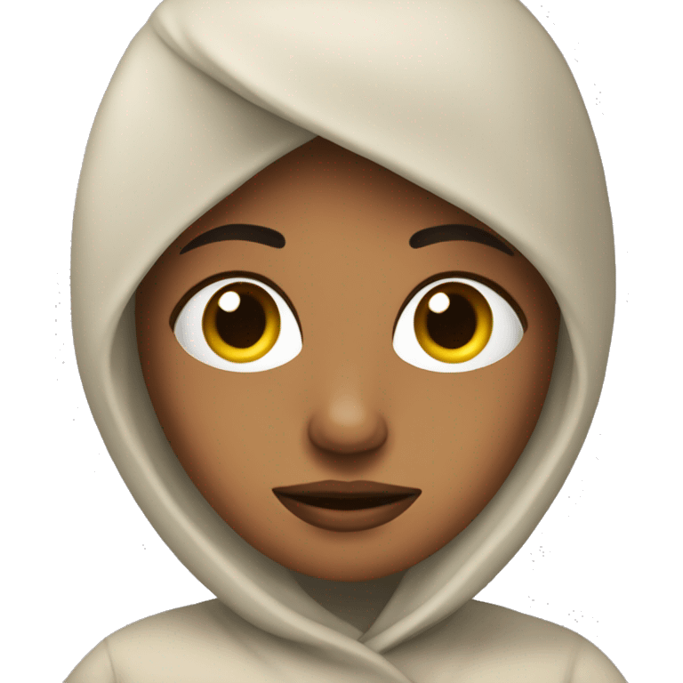 Mujer acostada cozy  emoji