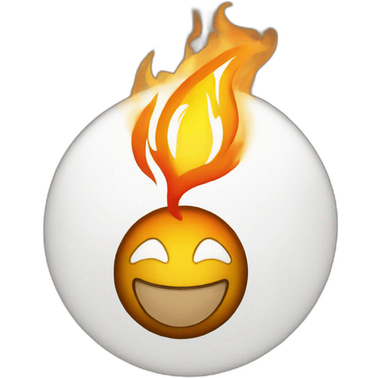 Cœur en flammes emoji