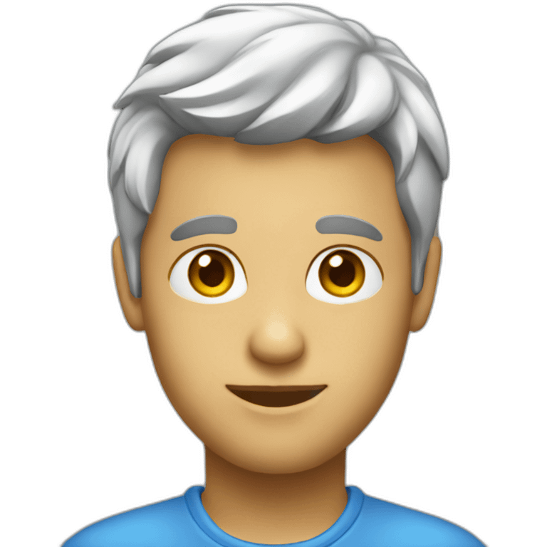 developer blue emoji