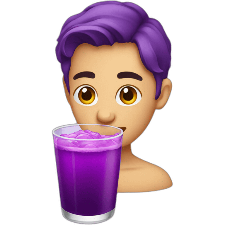 purple drink emoji