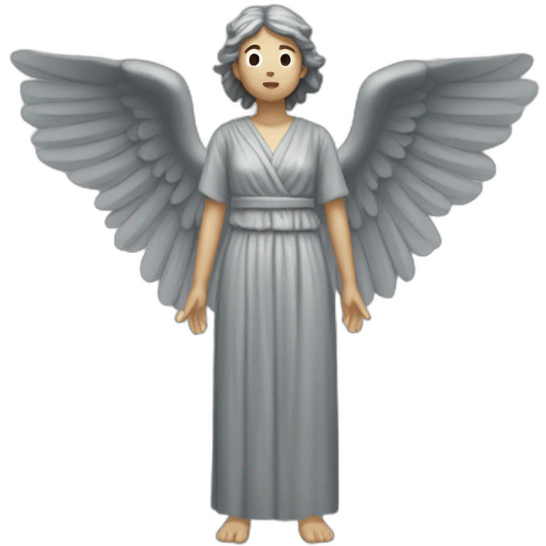 Asian weeping angel full body emoji