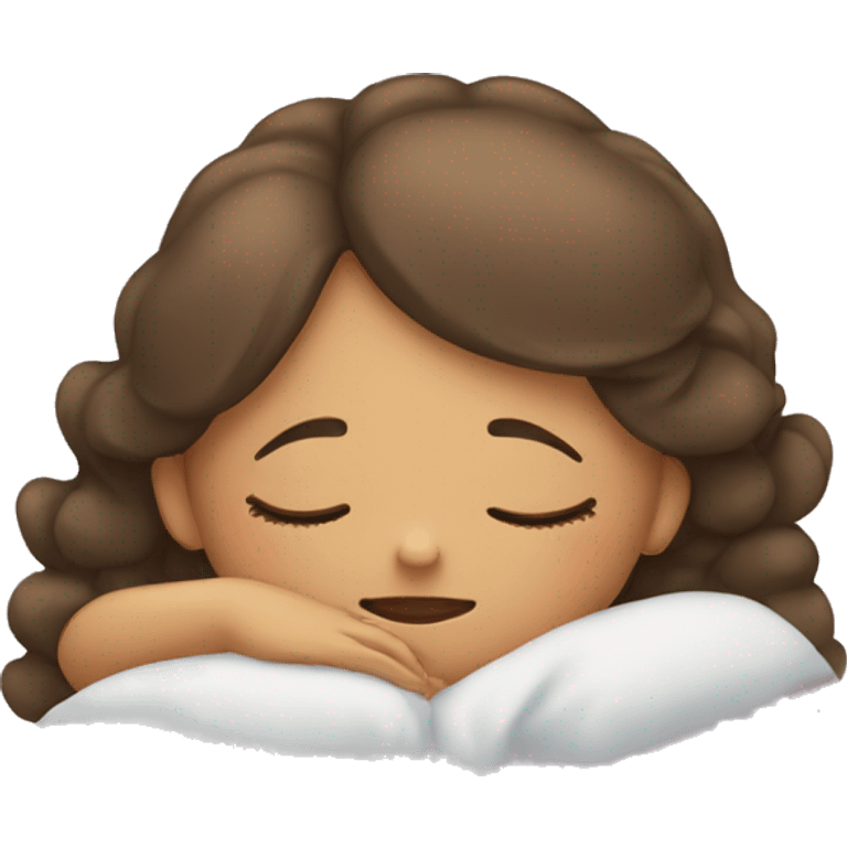 girl is sleeping  emoji