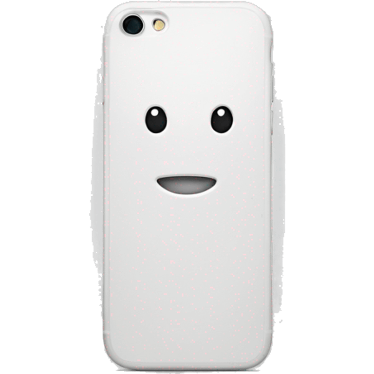 White iphone emoji