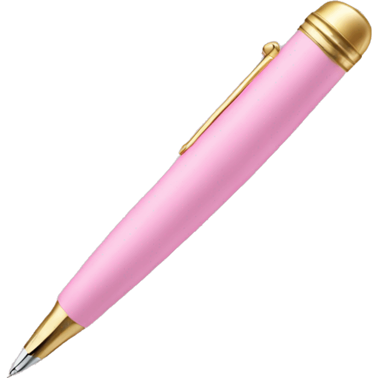 Light pink pen emoji