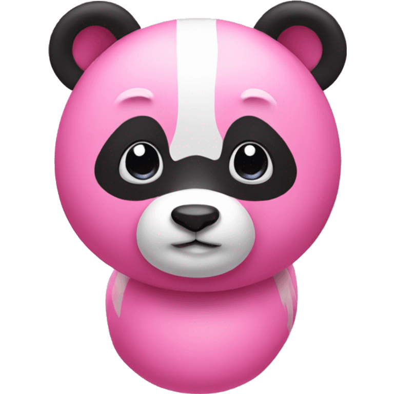 Pink panda emoji