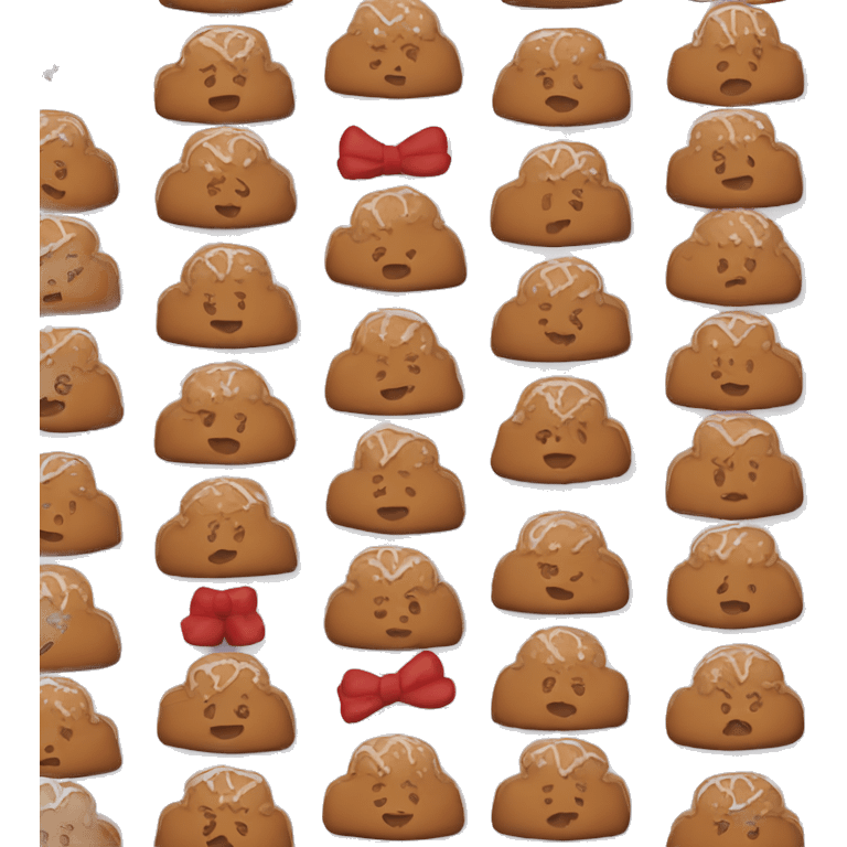 ginger bread christmas emoji