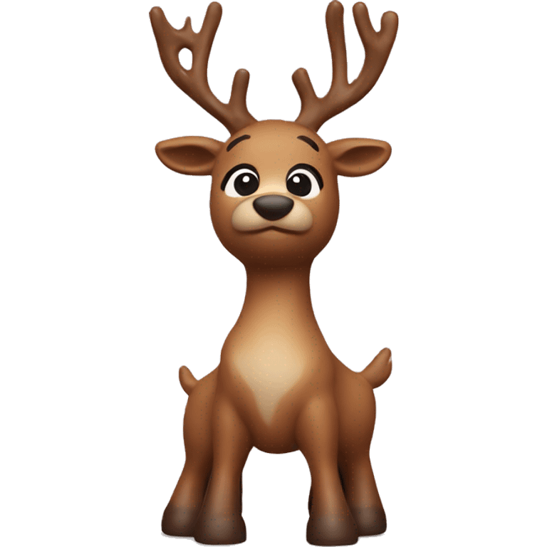 Little reindeer figurine
 emoji