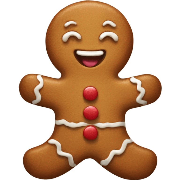 gingerbread man emoji