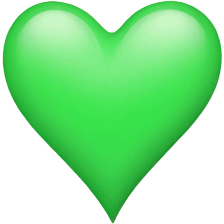 light green heart emoji