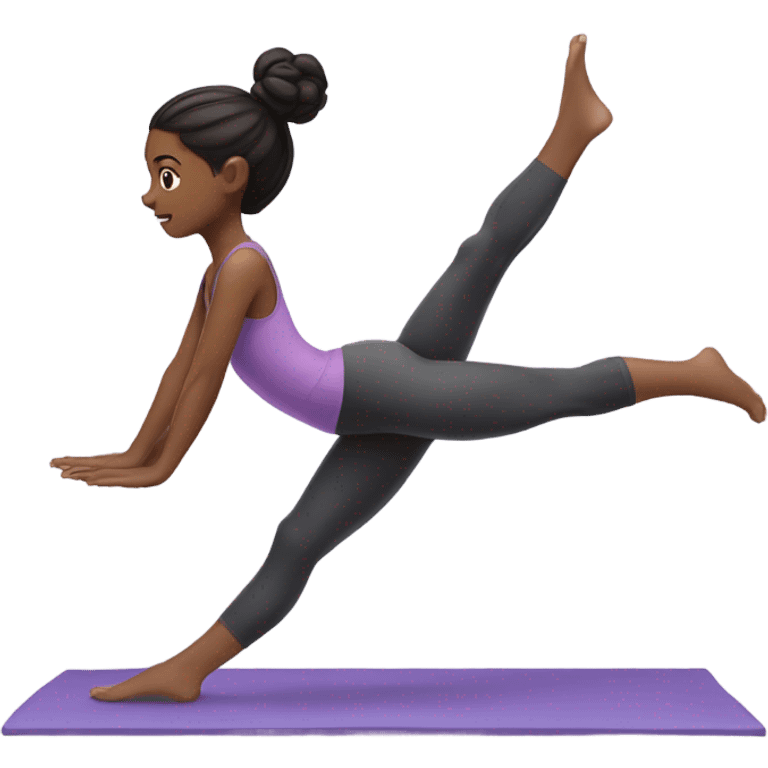 Pilates girl emoji