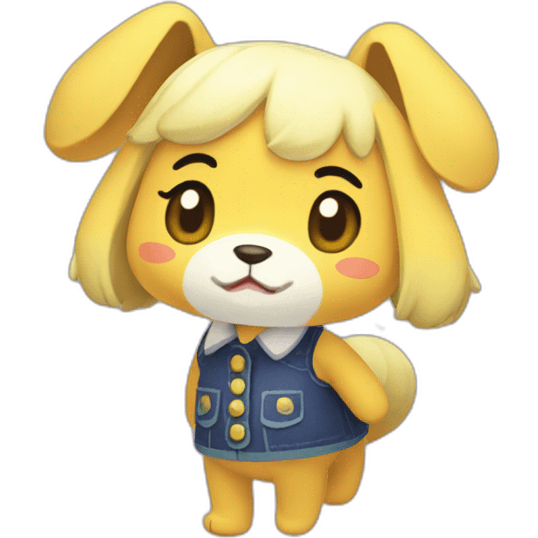 Animal crossing isabelle cute emoji