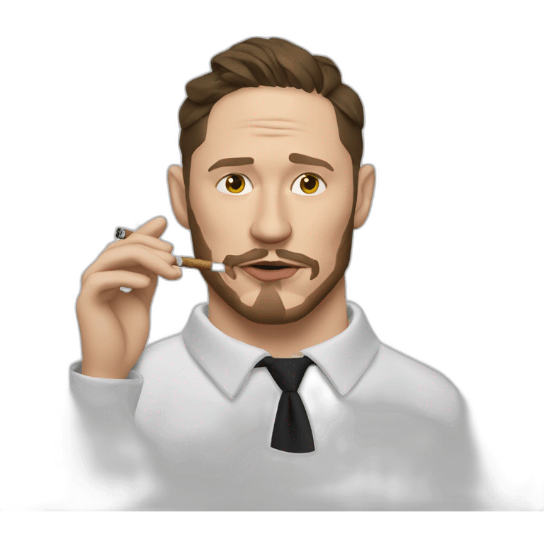 Tom hardy smoking emoji