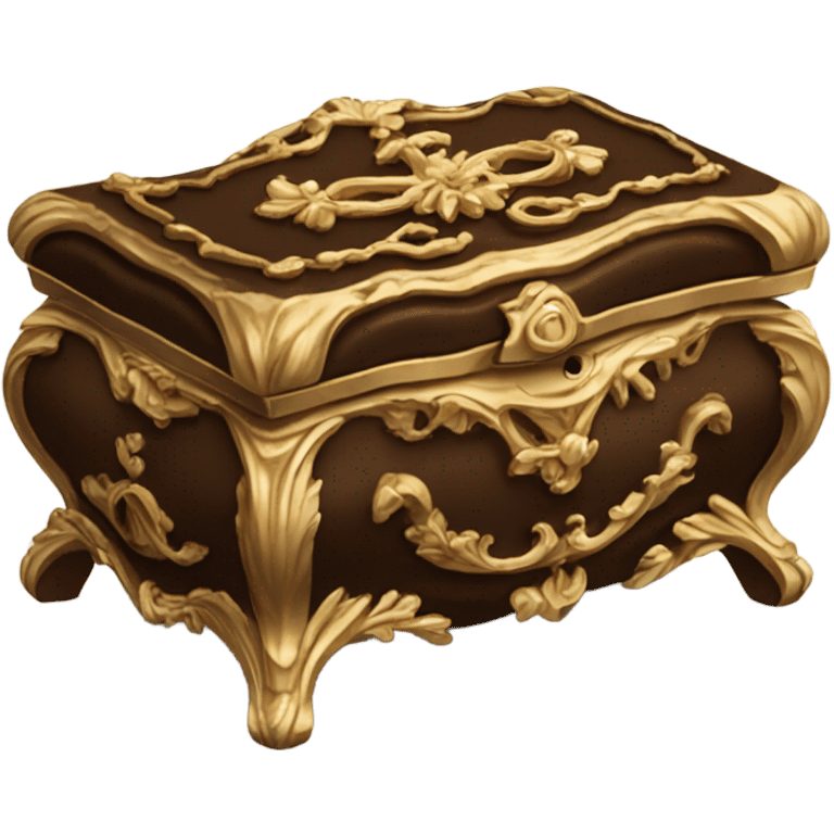 rococo brown jewelry box emoji