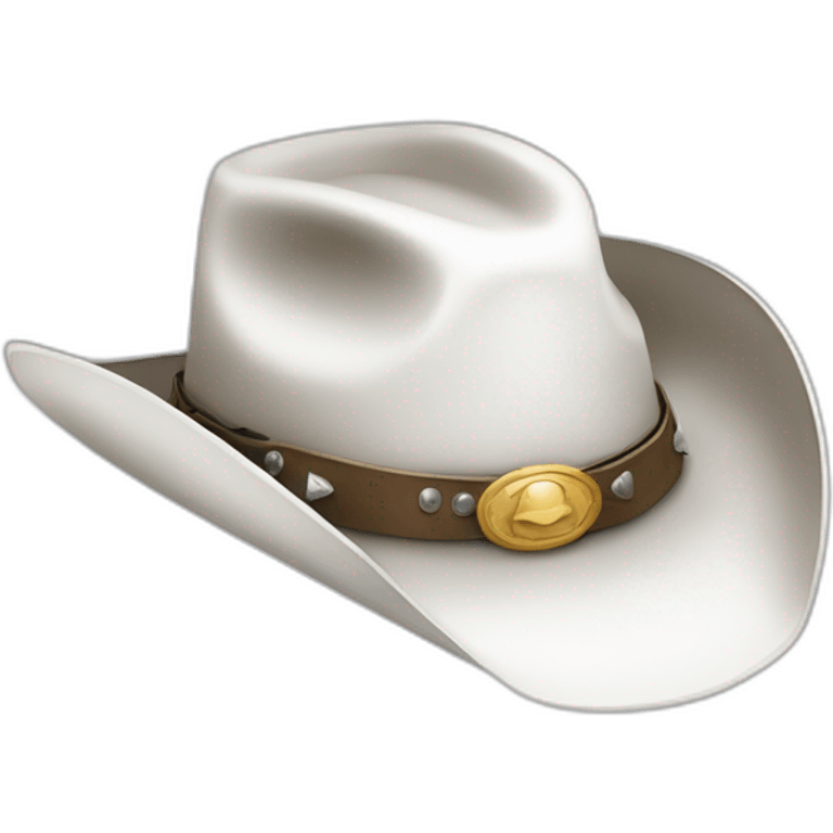 the lone ranger white cowboy hat emoji