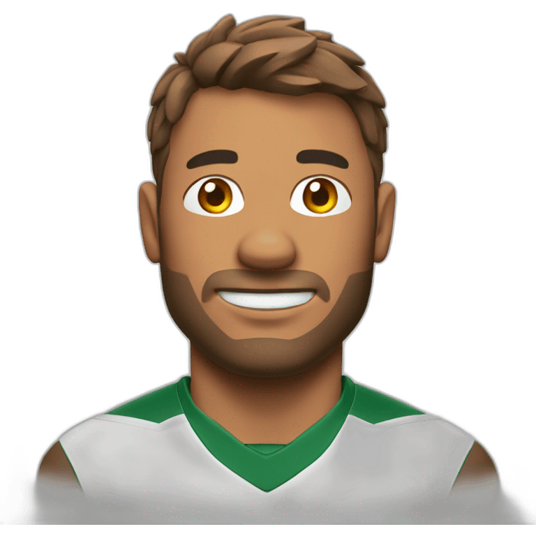 Rugbyman bronzé emoji