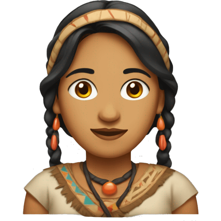 Mujer indígena  emoji