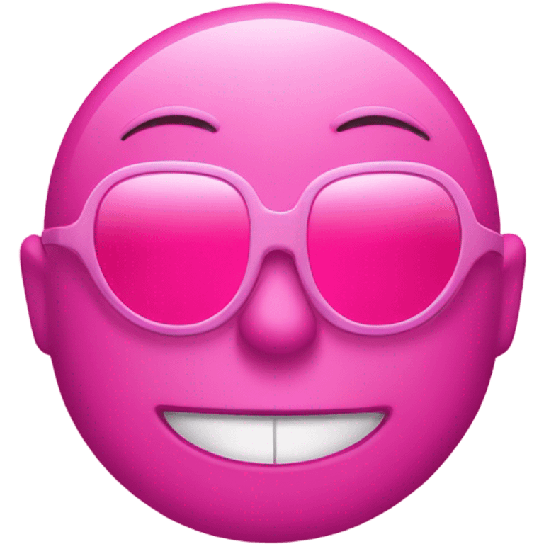 Pink  emoji