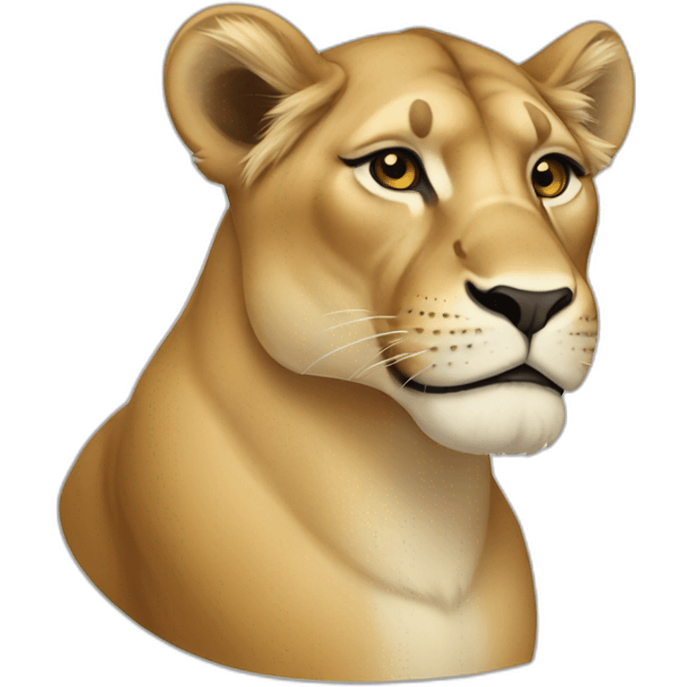 Lioness emoji