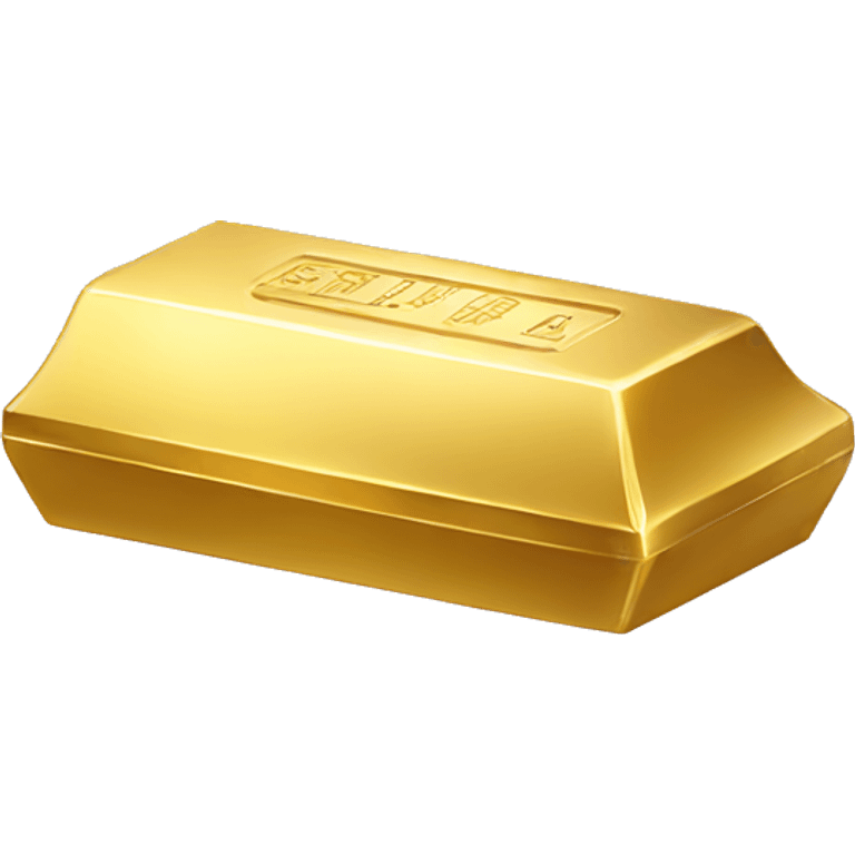 silver gold bar emoji